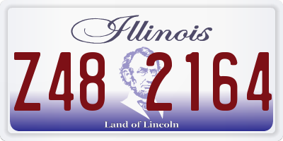 IL license plate Z482164
