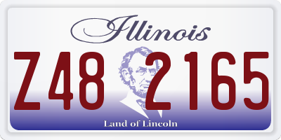IL license plate Z482165