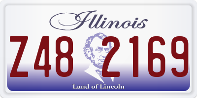 IL license plate Z482169