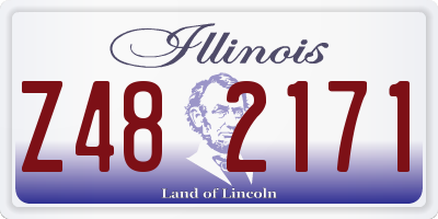 IL license plate Z482171