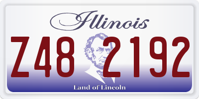 IL license plate Z482192