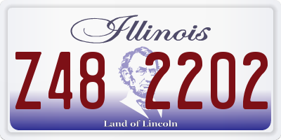 IL license plate Z482202
