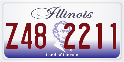 IL license plate Z482211
