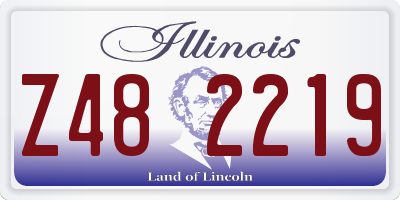 IL license plate Z482219