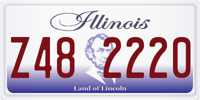 IL license plate Z482220