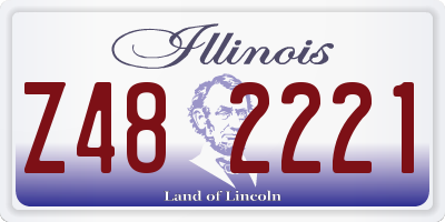 IL license plate Z482221
