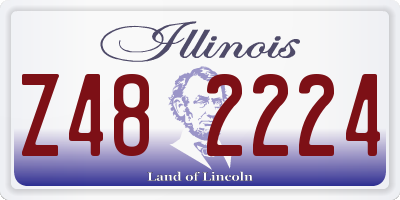 IL license plate Z482224