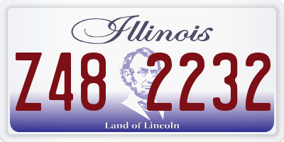 IL license plate Z482232
