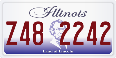 IL license plate Z482242
