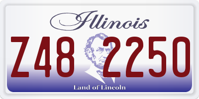 IL license plate Z482250