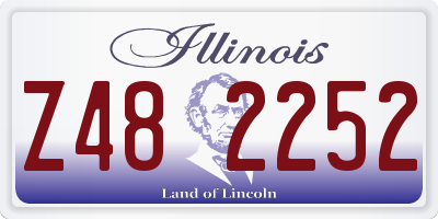 IL license plate Z482252