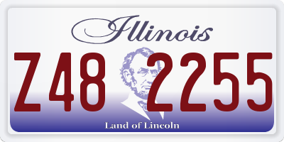 IL license plate Z482255