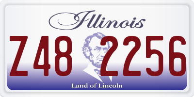 IL license plate Z482256