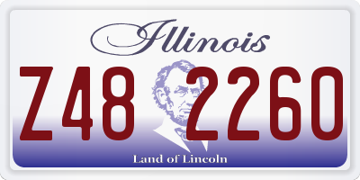 IL license plate Z482260