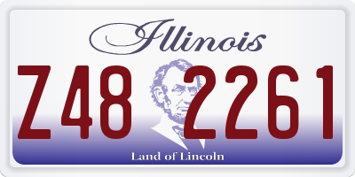 IL license plate Z482261