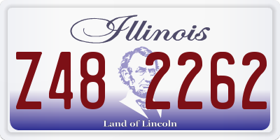 IL license plate Z482262