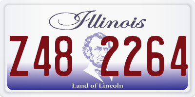 IL license plate Z482264