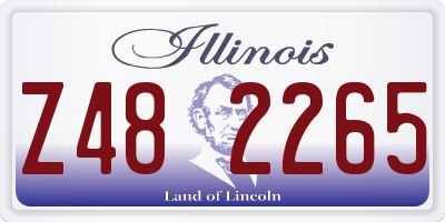 IL license plate Z482265