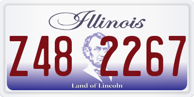 IL license plate Z482267