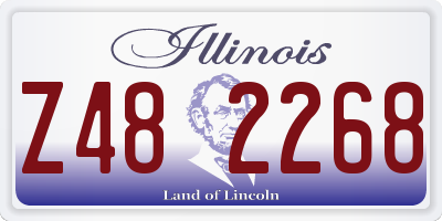 IL license plate Z482268