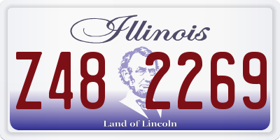 IL license plate Z482269