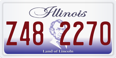 IL license plate Z482270