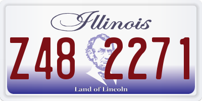IL license plate Z482271