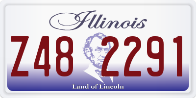 IL license plate Z482291
