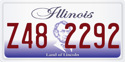IL license plate Z482292
