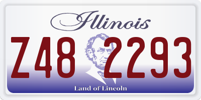 IL license plate Z482293