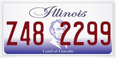 IL license plate Z482299