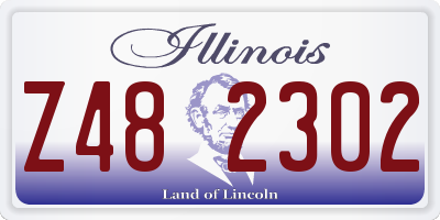 IL license plate Z482302