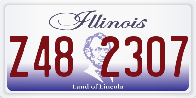 IL license plate Z482307
