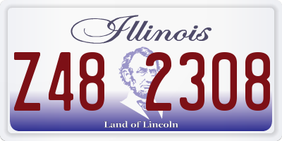 IL license plate Z482308