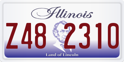 IL license plate Z482310