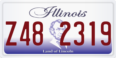 IL license plate Z482319