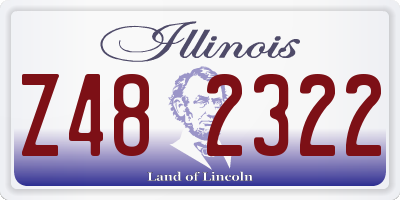 IL license plate Z482322