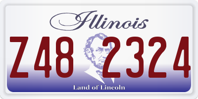 IL license plate Z482324