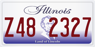 IL license plate Z482327