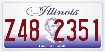 IL license plate Z482351