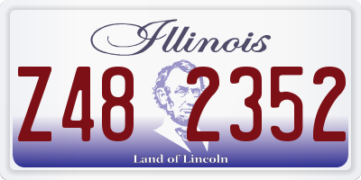 IL license plate Z482352