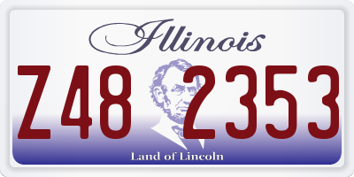 IL license plate Z482353