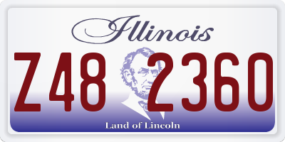IL license plate Z482360