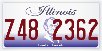 IL license plate Z482362