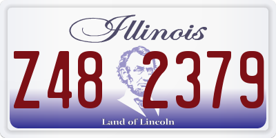 IL license plate Z482379