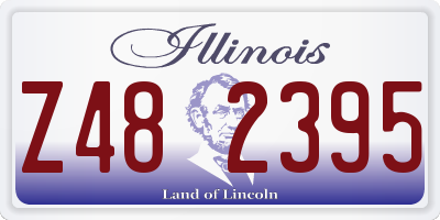 IL license plate Z482395
