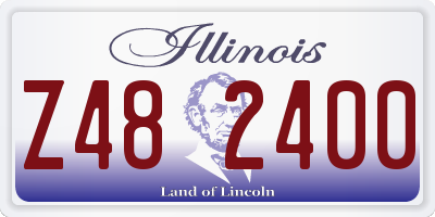 IL license plate Z482400