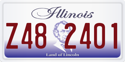 IL license plate Z482401