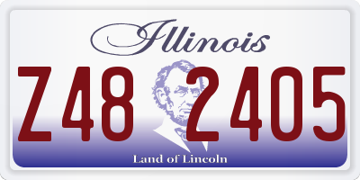 IL license plate Z482405
