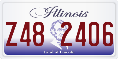 IL license plate Z482406